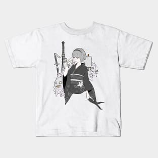 2B Kimono (Nier;Automata) Kids T-Shirt